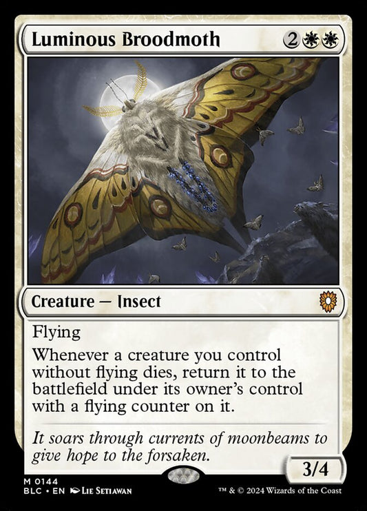 MTG Card Title: Luminous Broodmoth BLC/144