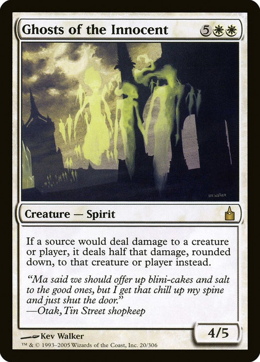 MTG Card Title: Ghosts of the Innocent RAV/20