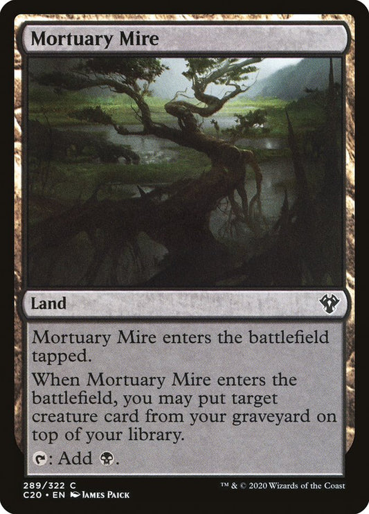 MTG Card Title: Mortuary Mire C20/289