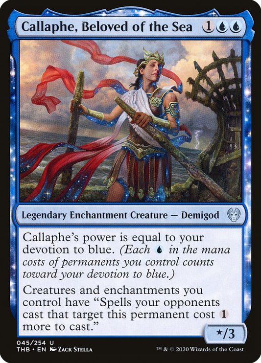 MTG Card Title: Callaphe, Beloved of the Sea THB/45