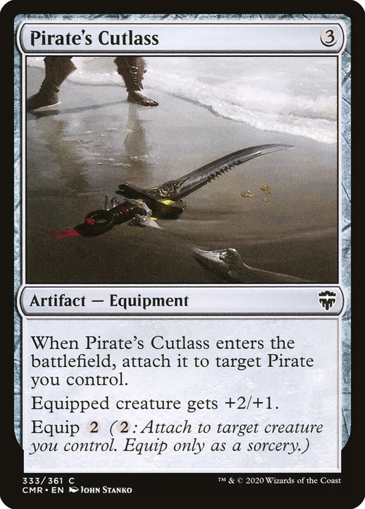 MTG Card Title: Pirate's Cutlass CMR/333