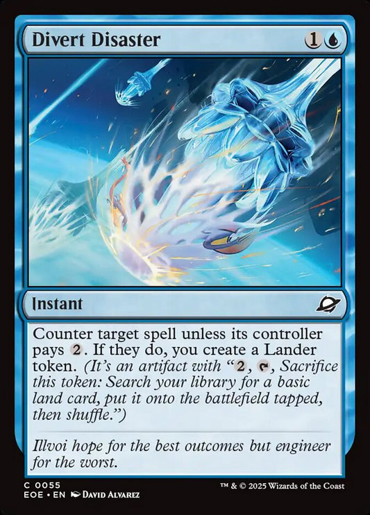 MTG Card Title: Divert Disaster EOE/55