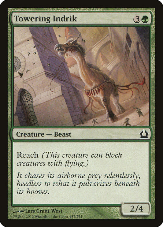 MTG Card Title: Towering Indrik RTR/137