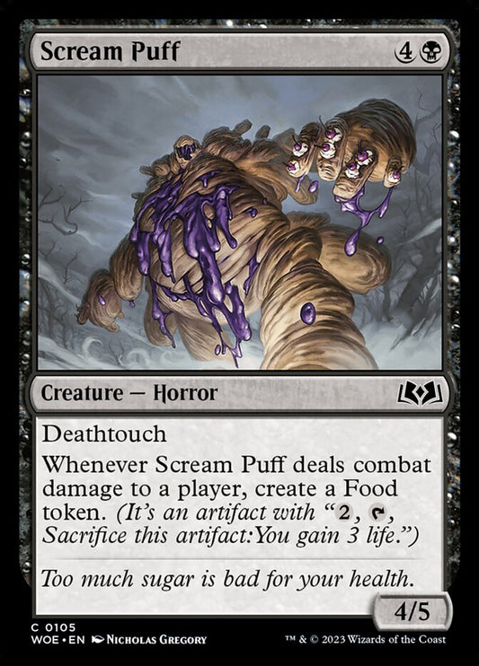 MTG Card Title: Scream Puff WOE/105