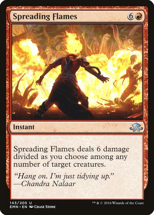 MTG Card Title: Spreading Flames EMN/143