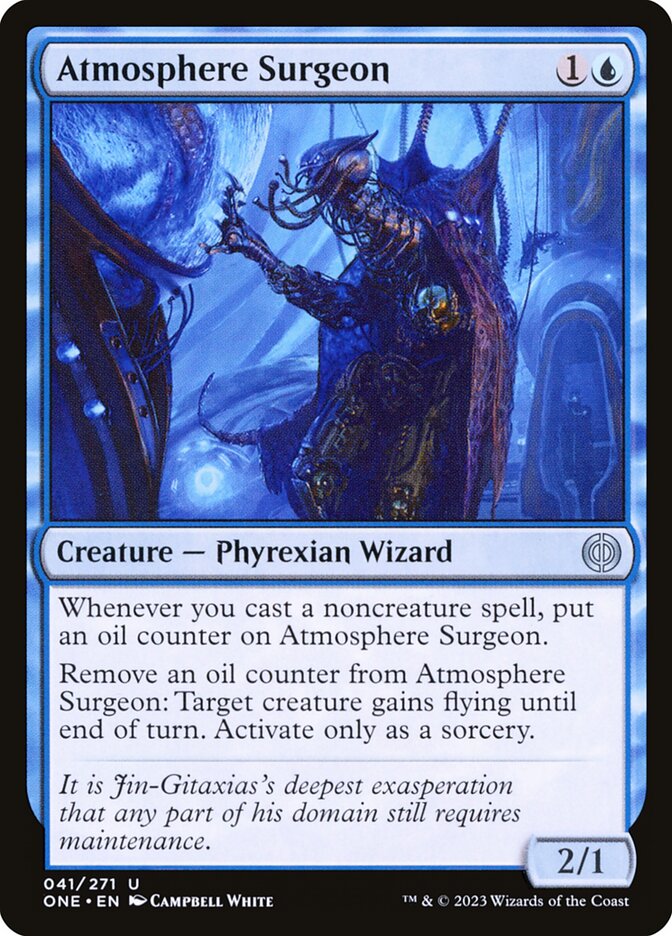 MTG Card Title: Atmosphere Surgeon ONE/41