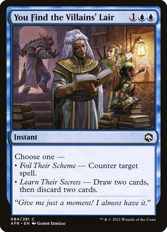 MTG Card Title: You Find the Villains' Lair AFR/84