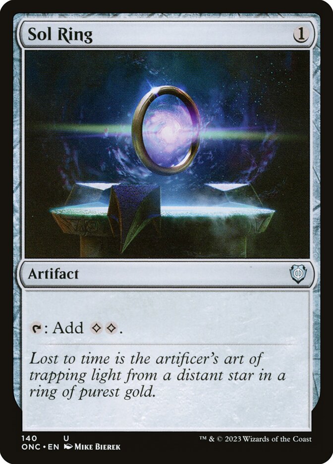 MTG Card Title: Sol Ring ONC/140