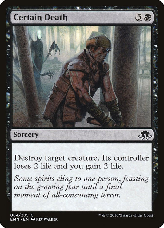 MTG Card Title: Certain Death EMN/84