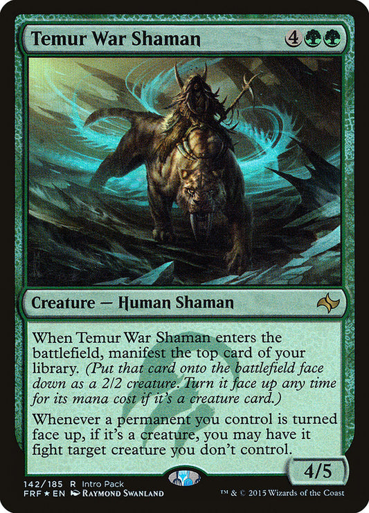 MTG Card Title: Temur War Shaman PFRF/142