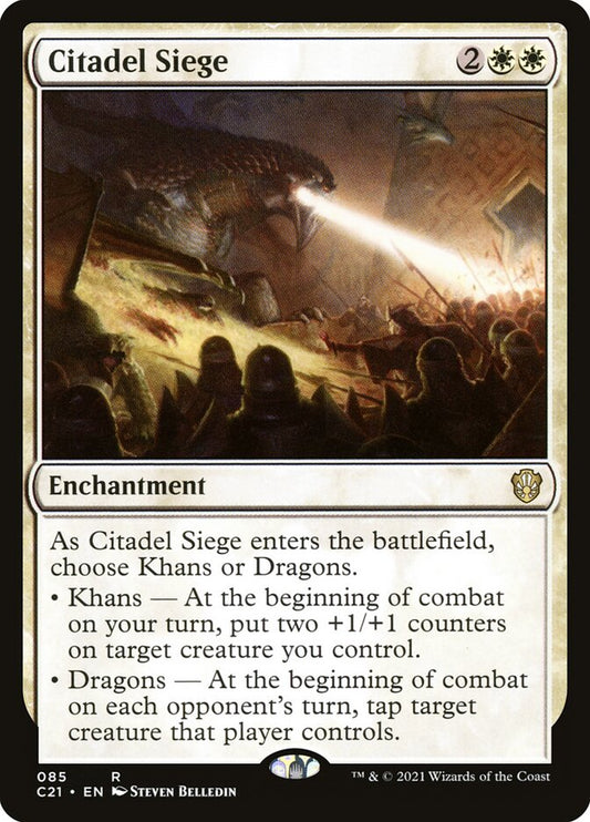 MTG Card Title: Citadel Siege C21/85
