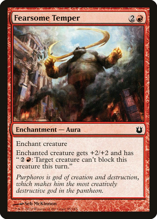MTG Card Title: Fearsome Temper BNG/95