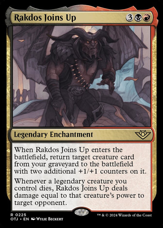 MTG Card Title: Rakdos Joins Up OTJ/225