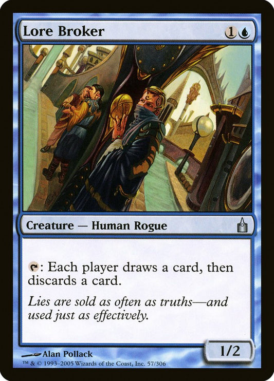 MTG Card Title: Lore Broker RAV/57