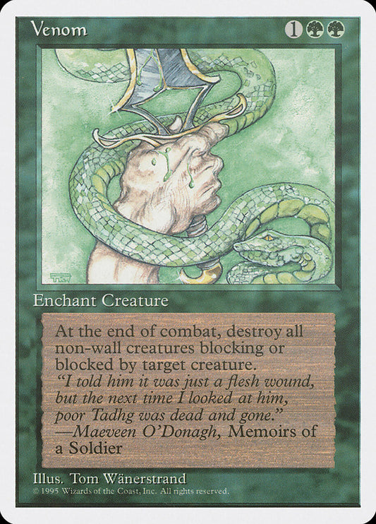 MTG Card Title: Venom 4ED/280