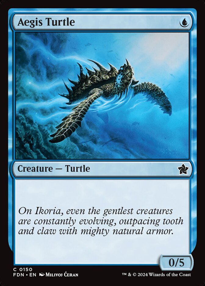 MTG Card Title: Aegis Turtle FDN/150