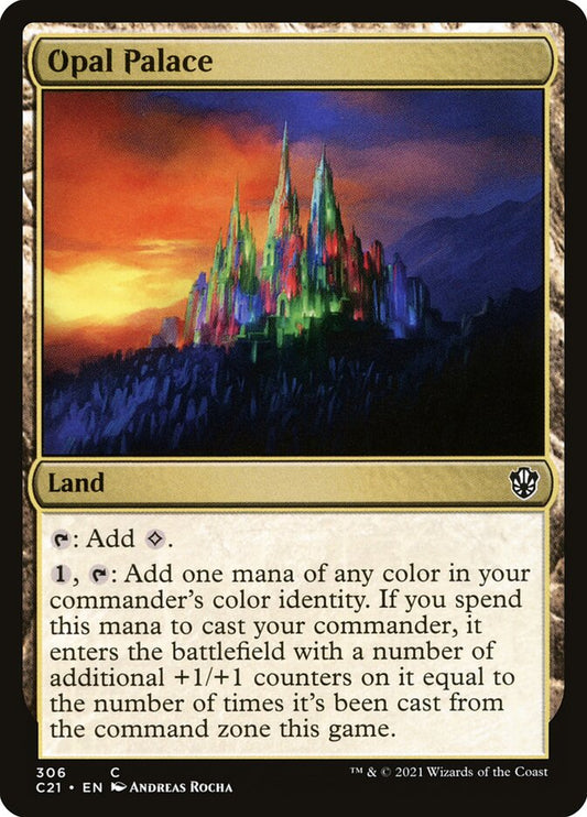 MTG Card Title: Opal Palace C21/306