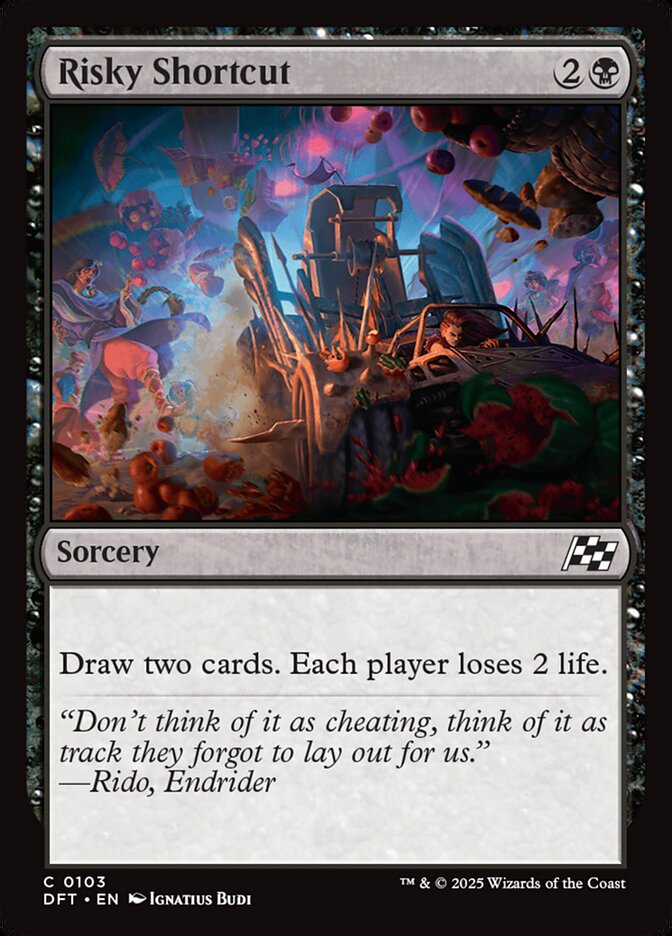 MTG Card Title: Risky Shortcut DFT/103