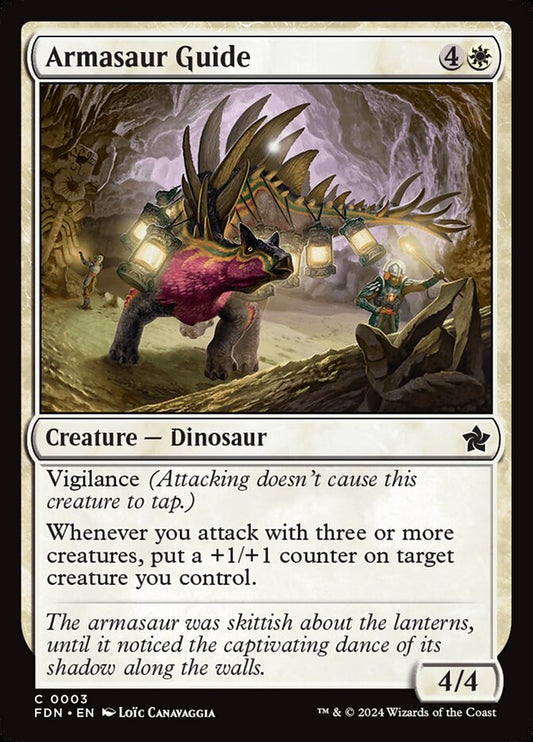 MTG Card Title: Armasaur Guide FDN/3