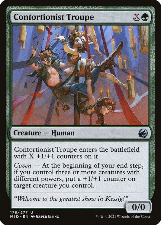 MTG Card Title: Contortionist Troupe MID/178