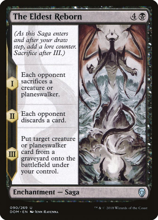MTG Card Title: The Eldest Reborn DOM/90