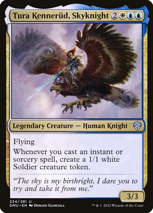 MTG Card Title: Tura Kennerüd, Skyknight DMU/224