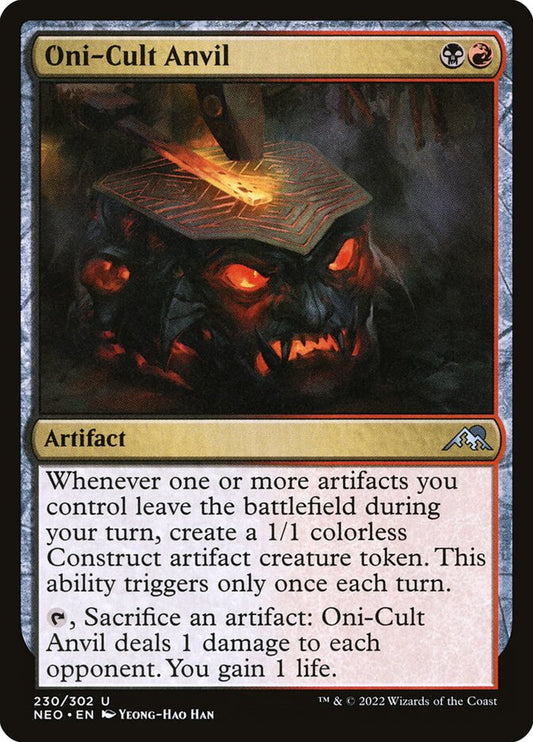 MTG Card Title: Oni-Cult Anvil NEO/230
