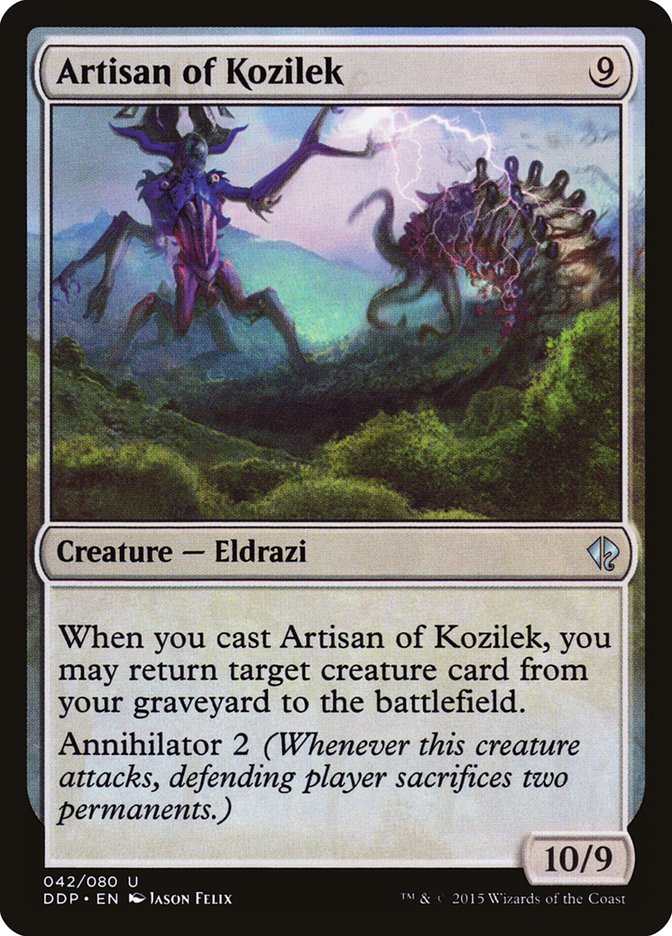 MTG Card Title: Artisan of Kozilek DDP/42