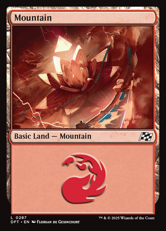 MTG Card Title: Mountain DFT/287
