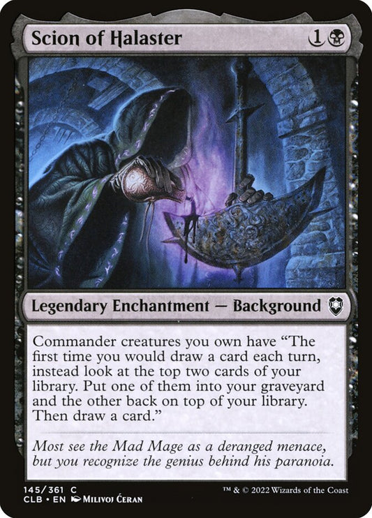 MTG Card Title: Scion of Halaster CLB/145