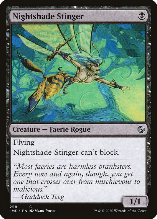 MTG Card Title: Nightshade Stinger JMP/258