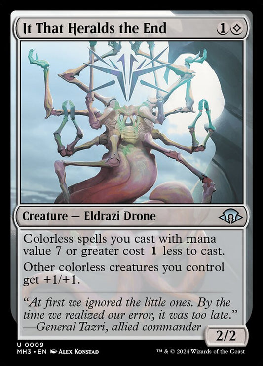 MTG Card Title: It That Heralds the End MH3/9