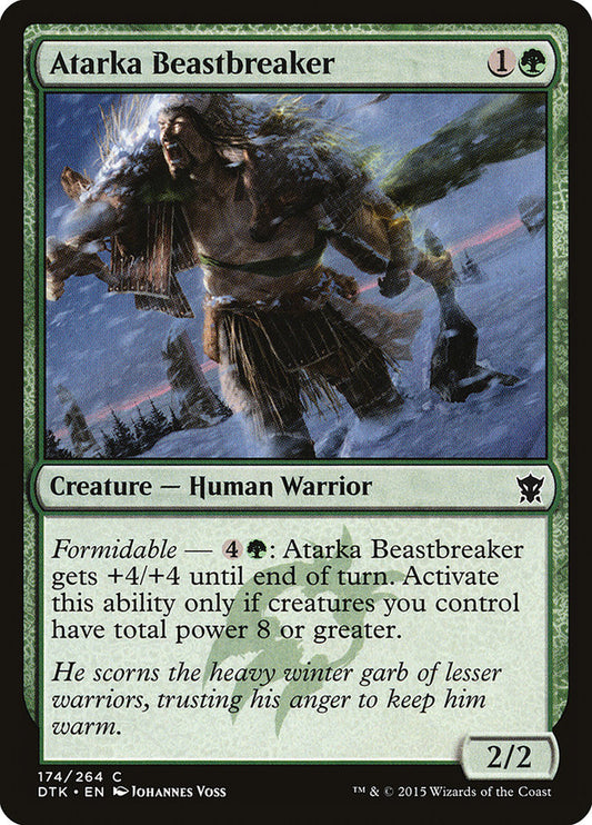 MTG Card Title: Atarka Beastbreaker DTK/174