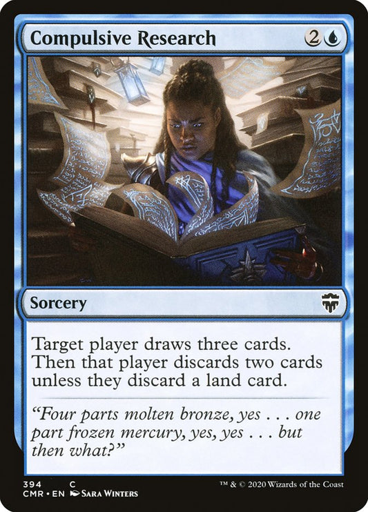 MTG Card Title: Compulsive Research CMR/394