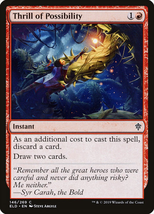 MTG Card Title: Thrill of Possibility ELD/146