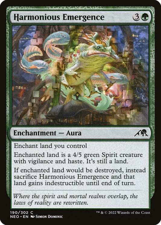 MTG Card Title: Harmonious Emergence NEO/190