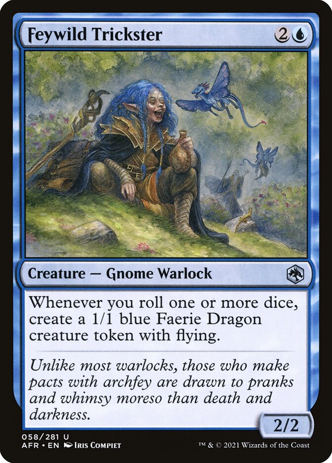 MTG Card Title: Feywild Trickster AFR/58