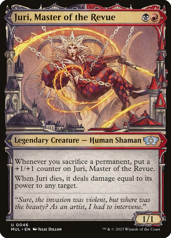 MTG Card Title: Juri, Master of the Revue MUL/46