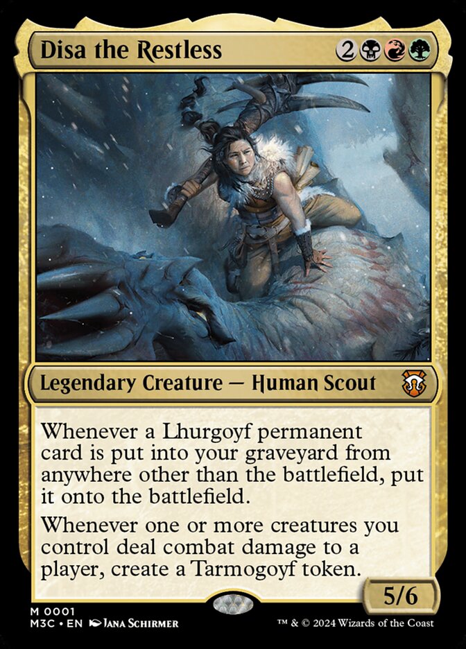 MTG Card Title: Disa the Restless M3C/1