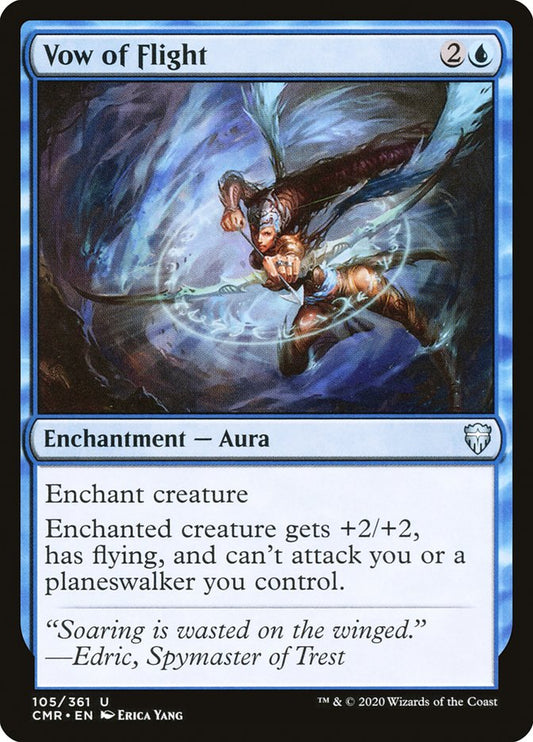 MTG Card Title: Vow of Flight CMR/105