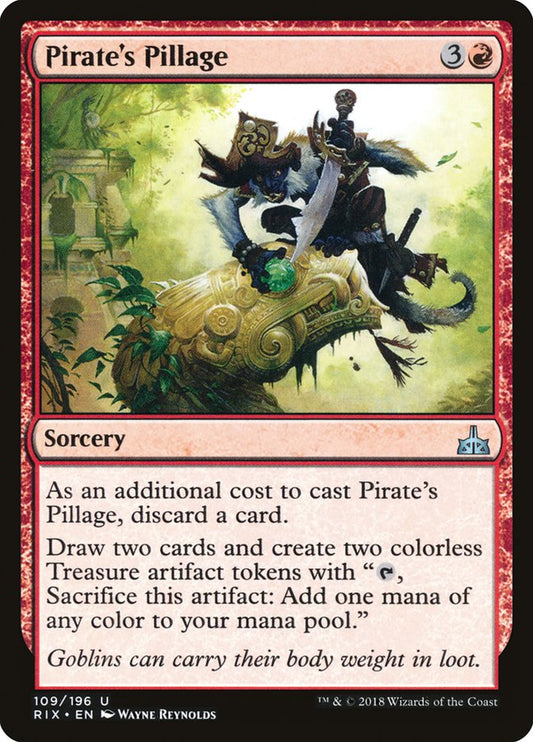 MTG Card Title: Pirate's Pillage RIX/109