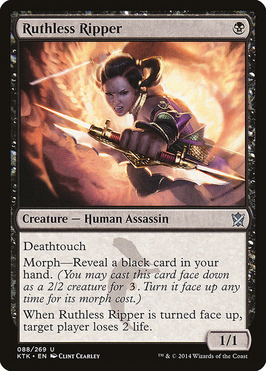 MTG Card Title: Ruthless Ripper KTK/88