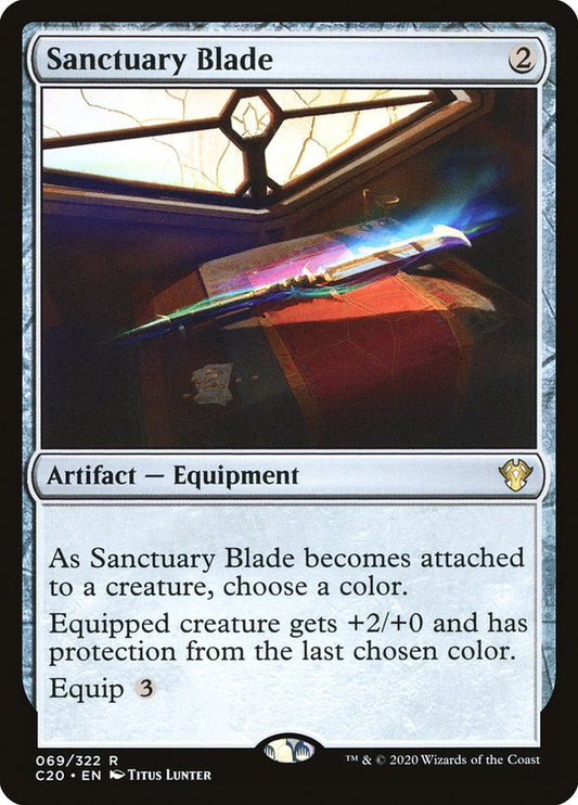 MTG Card Title: Sanctuary Blade C20/69