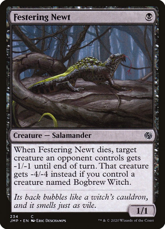 MTG Card Title: Festering Newt JMP/234