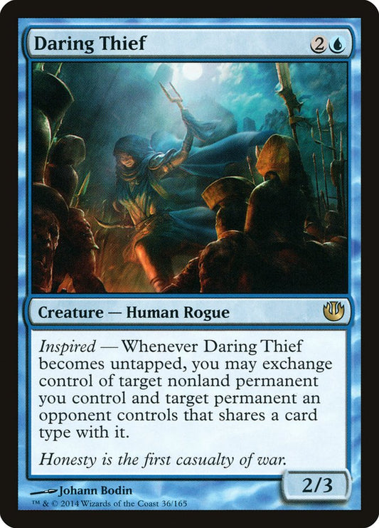 MTG Card Title: Daring Thief JOU/36