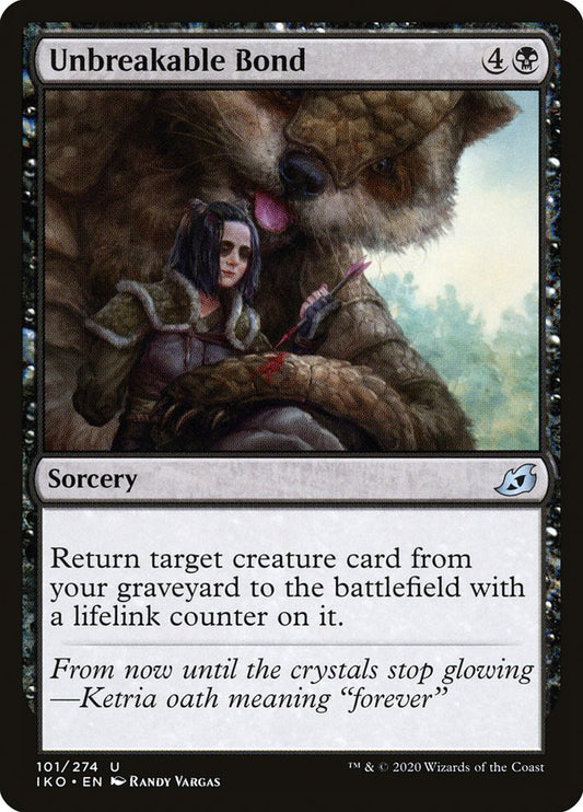 MTG Card Title: Unbreakable Bond IKO/101