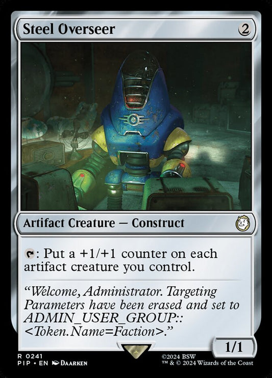 MTG Card Title: Steel Overseer PIP/241