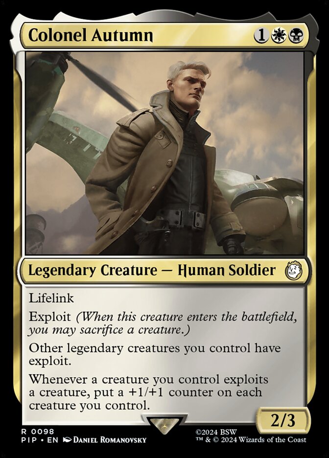 MTG Card Title: Colonel Autumn PIP/98