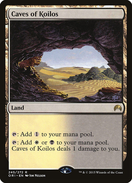 MTG Card Title: Caves of Koilos ORI/245