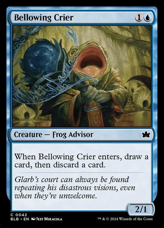 MTG Card Title: Bellowing Crier BLB/42